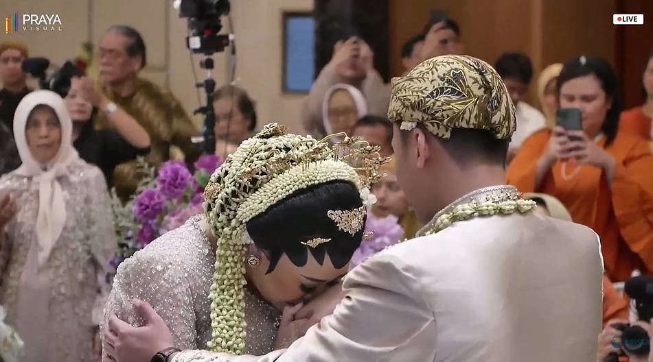 Akad Nikah Clarissa Putri dan Sandro (YouTube.com/Clarissa Putri H)