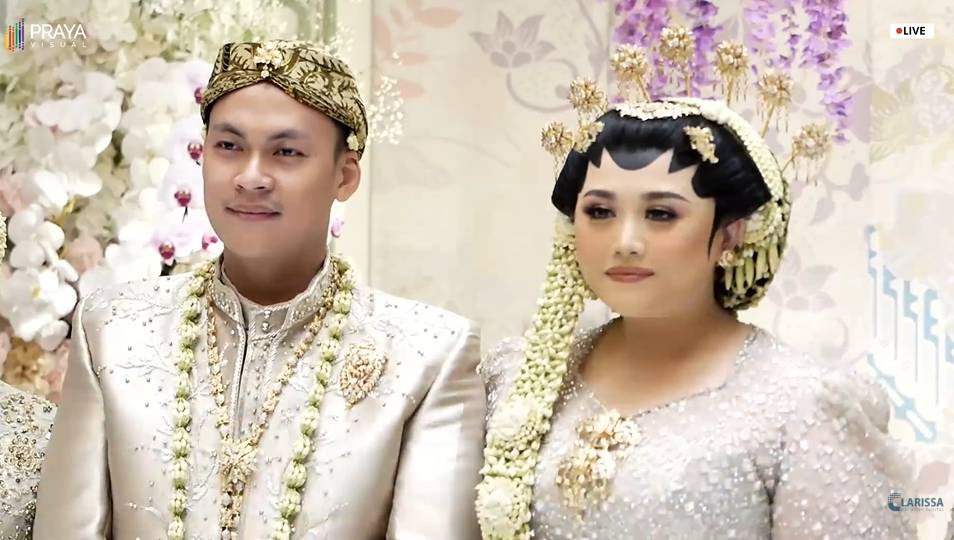 Akad Nikah Clarissa Putri dan Sandro (YouTube.com/Clarissa Putri H)