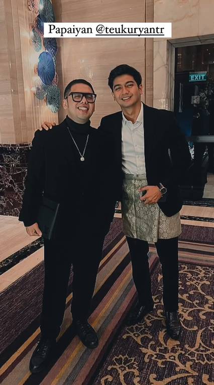 potret Teuku Ryan jadi groomsman pernikahan Chand Kelvin (instagram.com/teukuryantr)