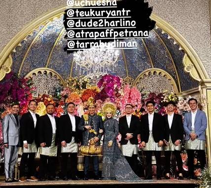 potret Teuku Ryan jadi groomsman pernikahan Chand Kelvin (instagram.com/teukuryantr)