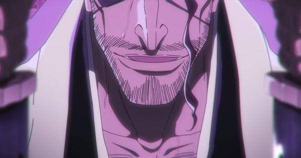 Kyoraku mulai mengaktifkan Bankai miliknya ( Dok.  アニプレックス チャンネル )