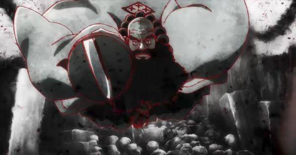 Ichibe menggunakan serangan Futen Taisatsuryō ( Dok.  アニプレックス チャンネル )