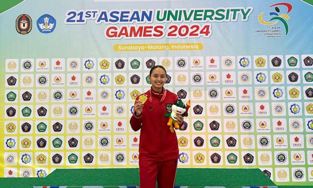 Capaian apik tim Taekwondo Indonesia di ASEAN University Games 2024 (dok.istimewa)
