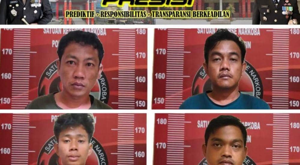 Polres Banyuasin Tangkap Mahasiswa Riau Bawa Sabu 1 Kilogram