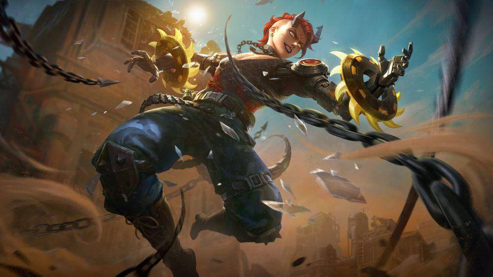 tampilan skin Dyrroth Ruins Scavenger (dok. Moonton/Mobile Legends)