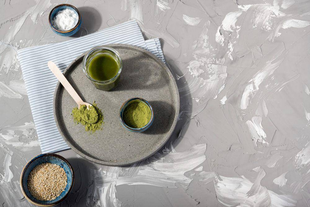 ilustrasi bahan matcha (freepik.com/freepik)