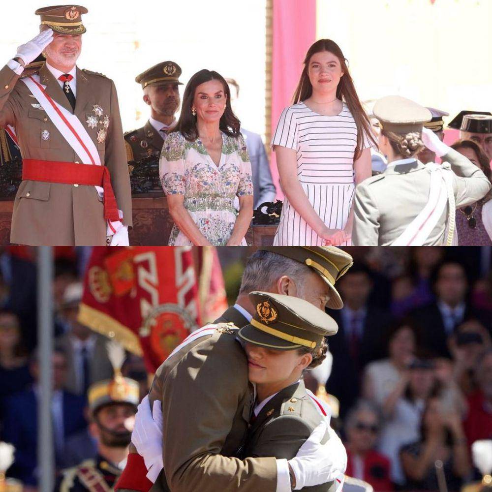 potret Princess Leonor lulus akademi militer dan resmi menjadi perwira junior di Angkatan Darat Spanyol (instagram.com/spain_royal)