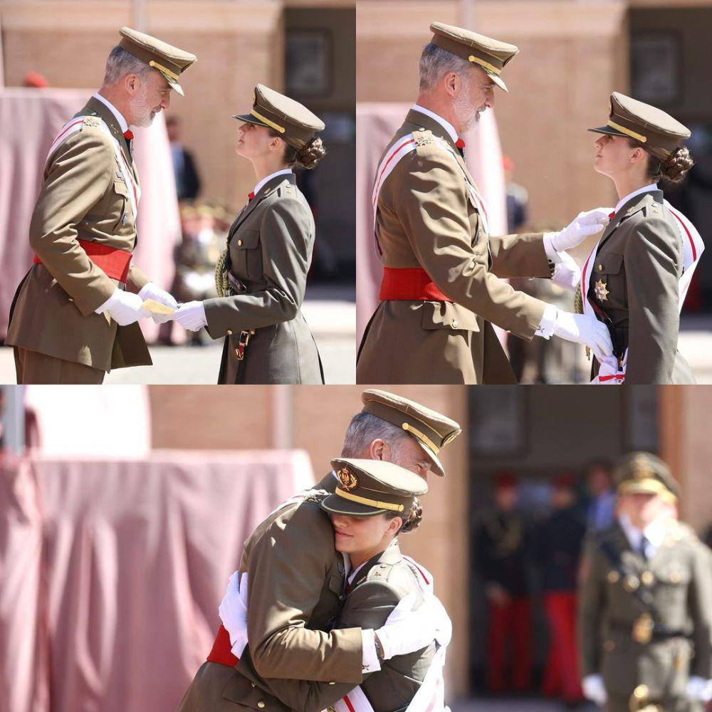 potret Princess Leonor lulus akademi militer dan resmi menjadi perwira junior di Angkatan Darat Spanyol (instagram.com/spain_royal)