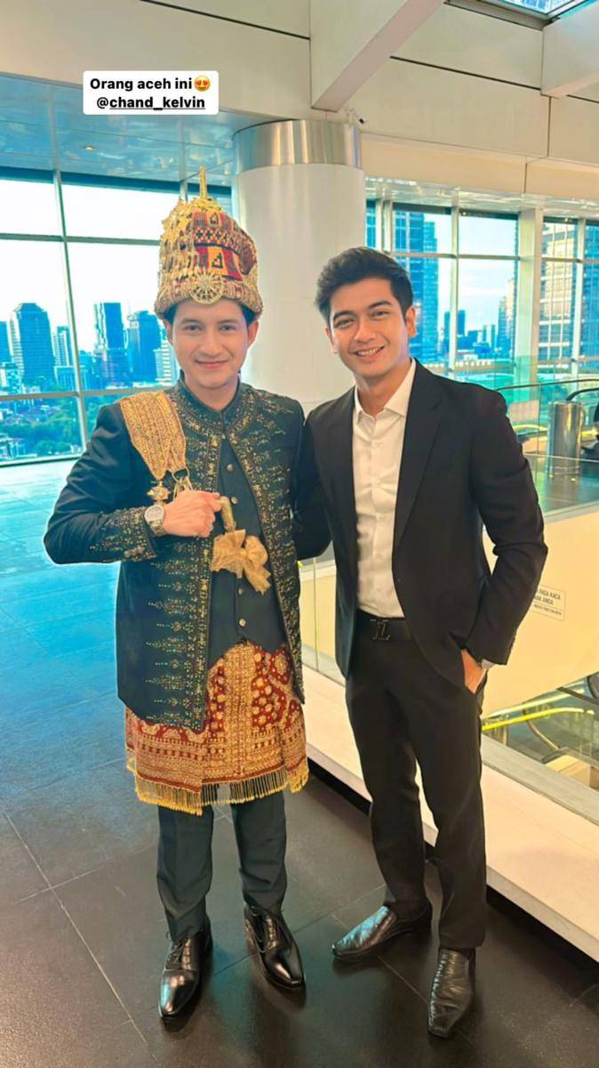 potret Teuku Ryan jadi groomsman pernikahan Chand Kelvin (instagram.com/teukuryantr)