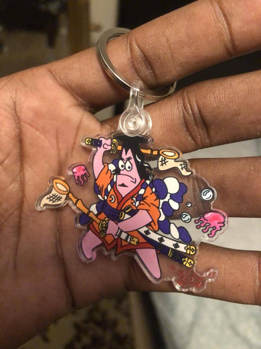 potret koleksi gantungan kunci One Piece (reddit.com/user/stickzay199z)