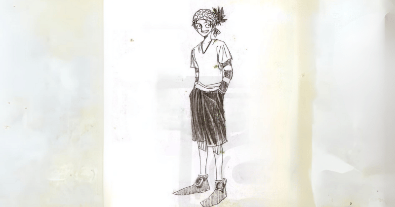 Desain utuh Monkey D. Pao. (Dok. Shueisha)