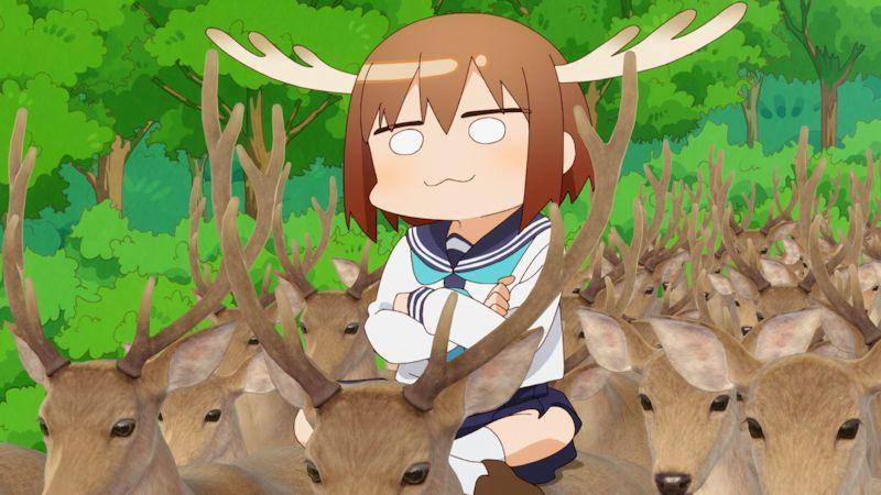 cuplikan dari anime My Deer Friend Nokotan (2024) (dok. Wit Studio/My Deer Friend Nokotan)