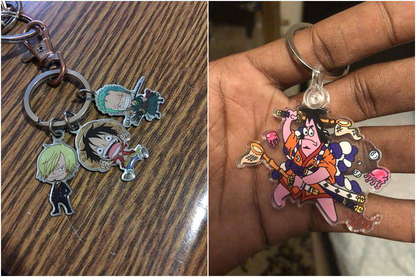 kolase potret koleksi gantungan kunci One Piece (reddit.com/user/Palib | reddit.com/user/stickzay199z)