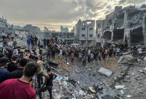 Jalur Gaza yang rusakakibat serangan Israel (aljazeera.com/