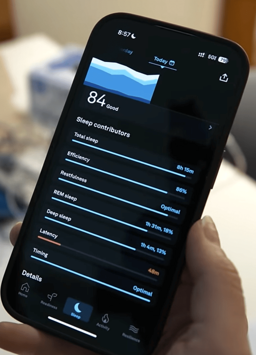 Galaxy Ring dibekali dengan kemampuan untuk memantau tidur dan tingkat stres pengguna