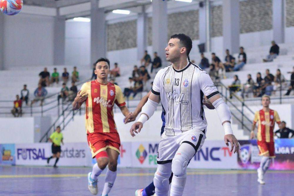 Unggul FC dalam laga menghadapi Fafage Banua pada pekan ke-18 Liga Futsal Profesional 2023/2024. (instagram.com/federasifutsal_id)
