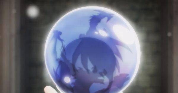 Simbol lima Dewa Naga dalam kristal Elefseria ( Dok. Kodansha / Fairy Tail: 100 Years Quest )