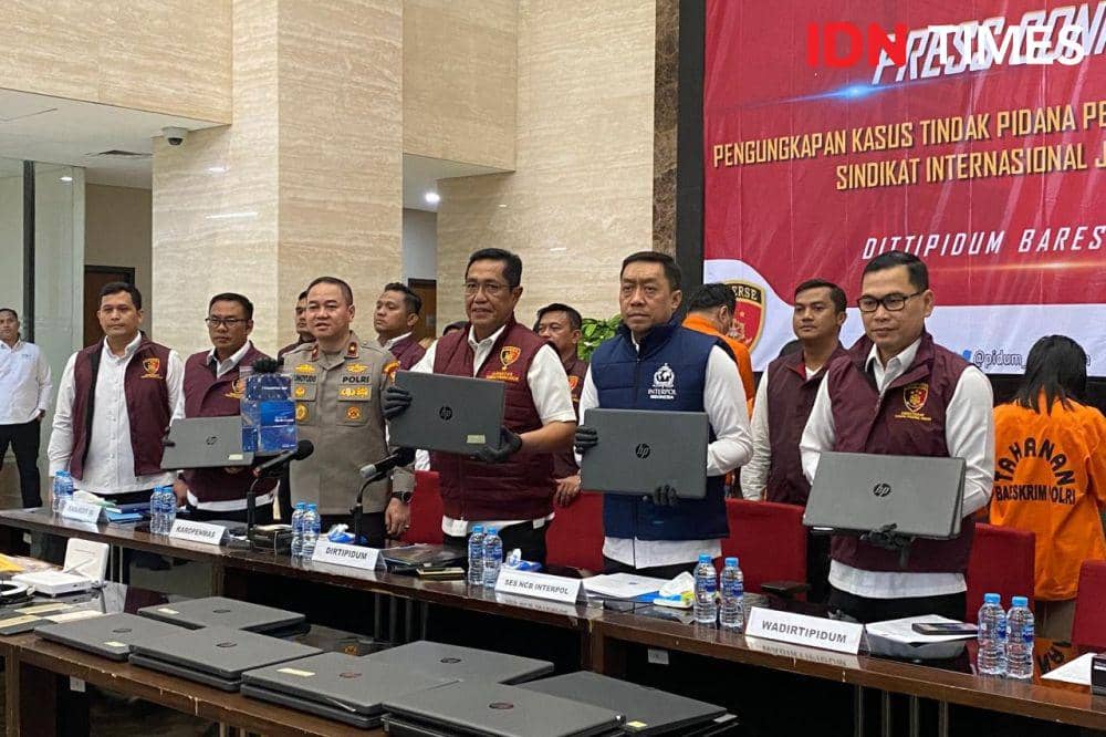 Bareskrim Ungkap Kasus Judi Online Bermodus Pornografi Jaringan Taiwan