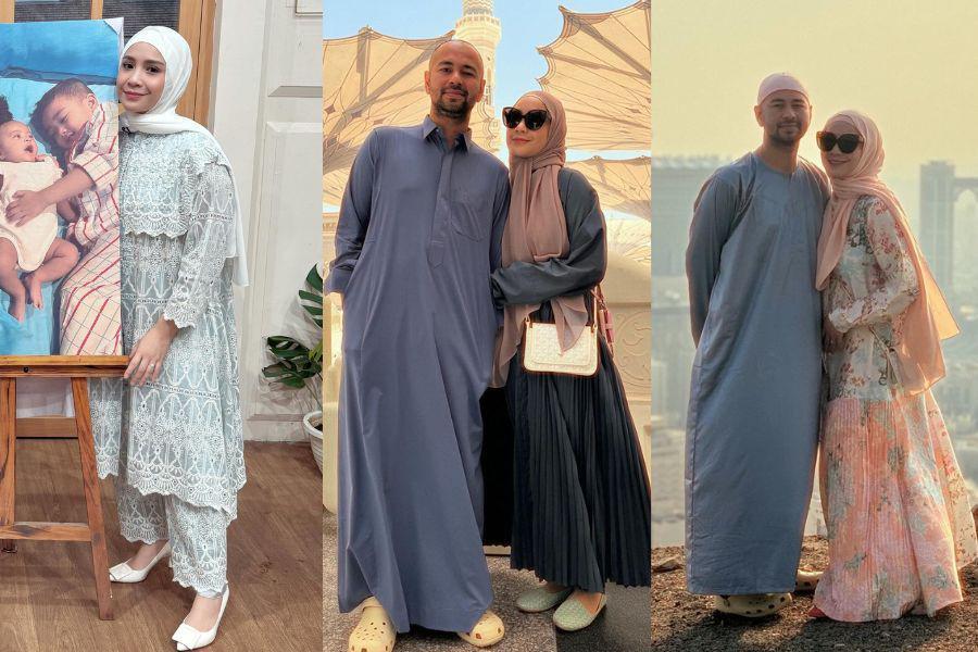 9 OOTD Terbaru Nagita Slavina, Kian Anggun Pakai Hijab!