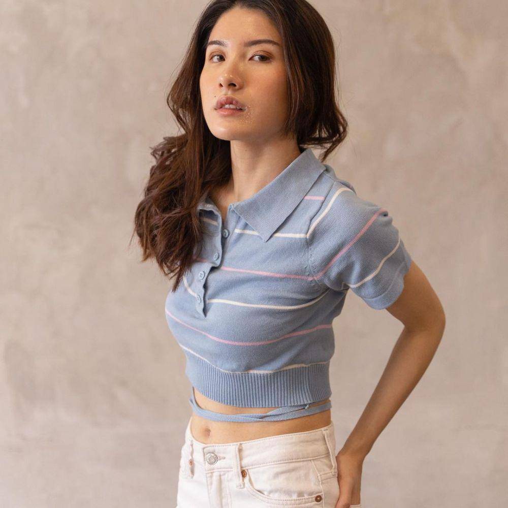 Avore Rule Polo Knit Top (instagram.com/avore.id)