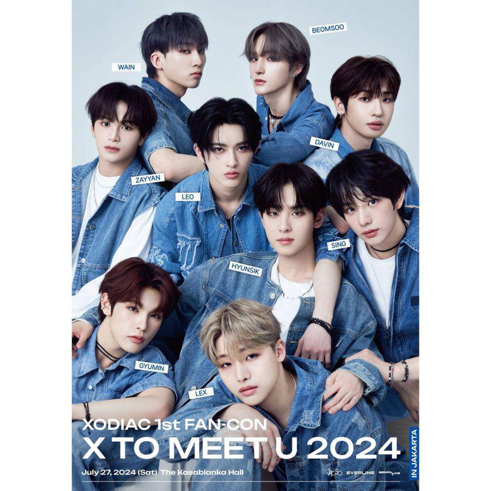 poster fancon XODIAC di Jakarta (instagram.com/everline_concert)