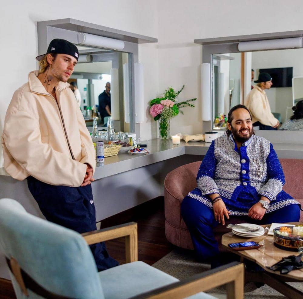potret Justin Bieber konser di prewedding anak Crazy Rich India (instagram.com/justinbieber)