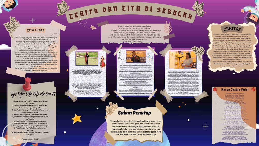 [MADING] Cerita dan Cita di Sekolah