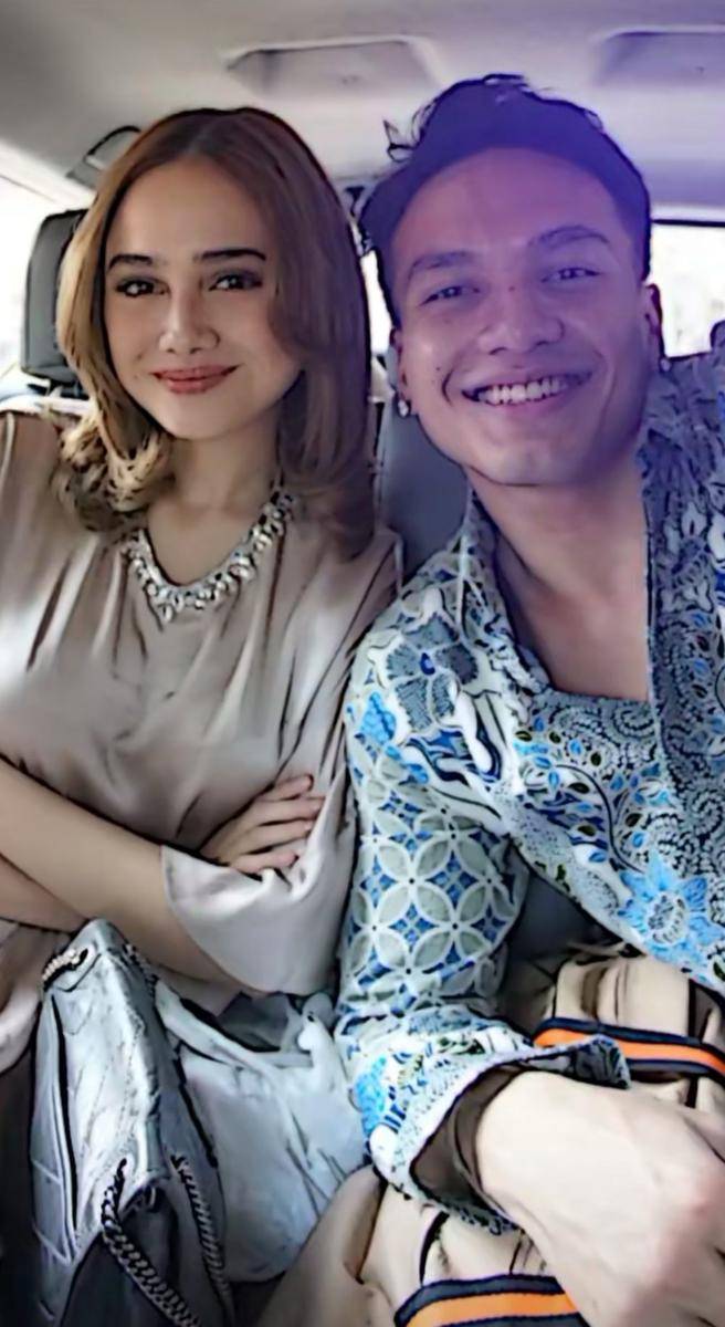 potret kebersamaan Syifa Hadju dan Jefri Nichol saat kondangan bareng (tiktok.com/pecandukaryamu_)
