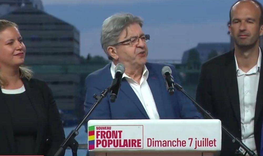 Jean-Luc Melenchon, pemimpin partai La France Insoumise (France Unbowed) di koalisi NFP, yang menang dalam pemilu parlemen Prancis. (dok. X @