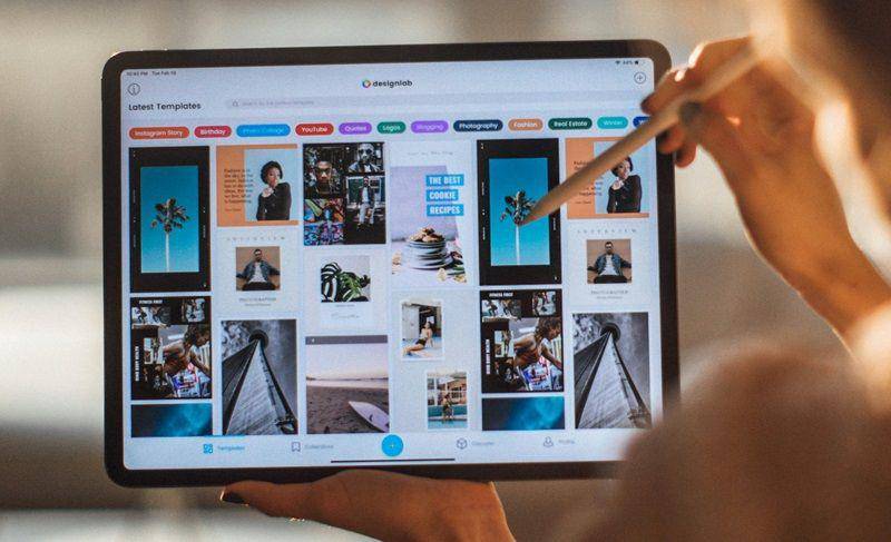 potret desain bezel iPad Pro (unsplash.com/Roberto Nickson)