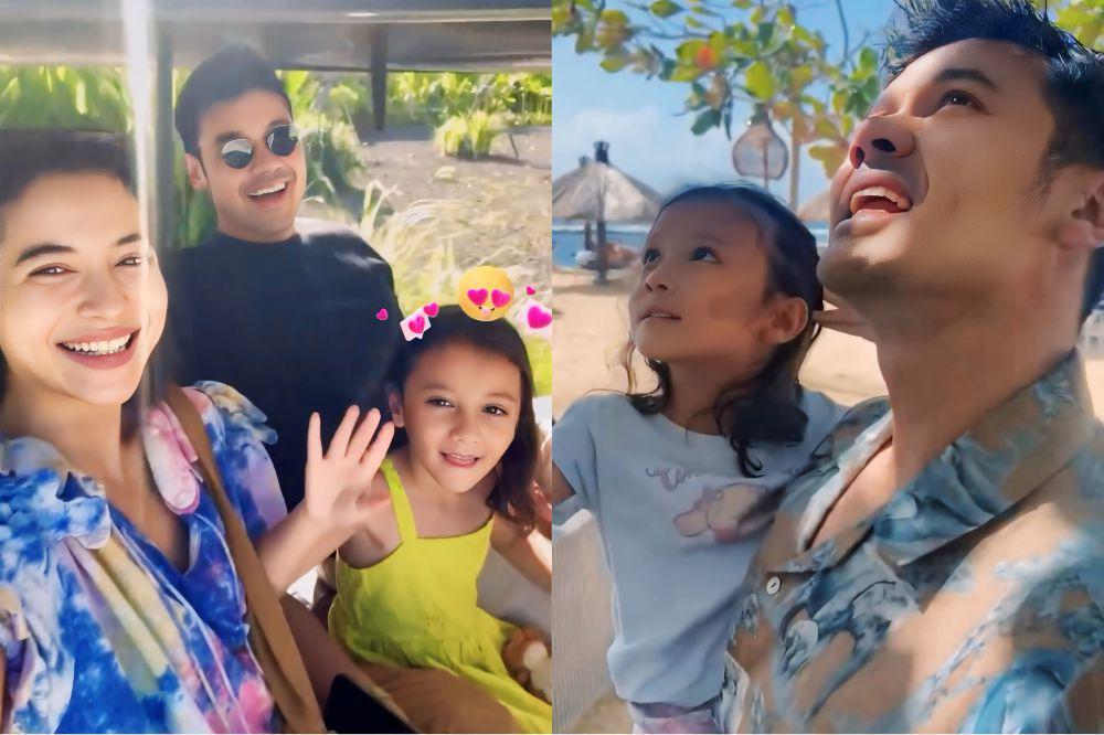 8 Momen Chicco Jerikho dan Putri Marino Family Vacation ke Bali, Seru!