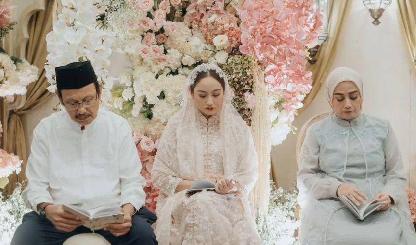 potret pengajian jelang nikah Salshabilla Adriani (instagram.com/aisyah.souvenir)