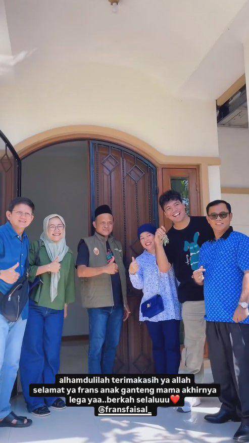 rumah baru Frans Faisal (Instagram.com/dewizuhriati)
