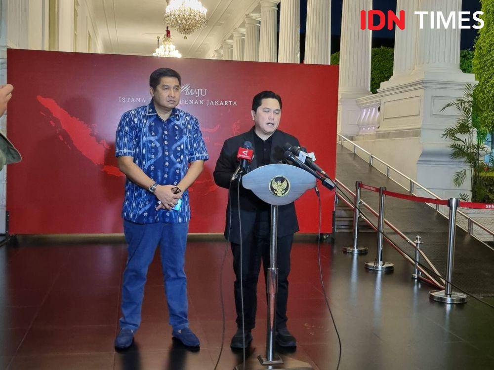 Ketua Umum PSSI, Erick Thohir (IDN Times/Ilman Nafi'an)