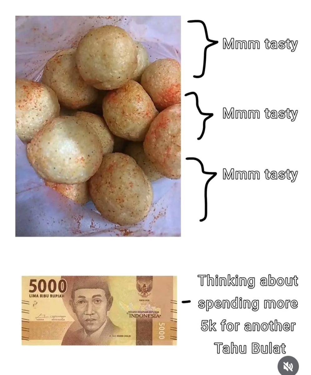 meme bagian rasa makanan (instagram.com/komersial.beract)