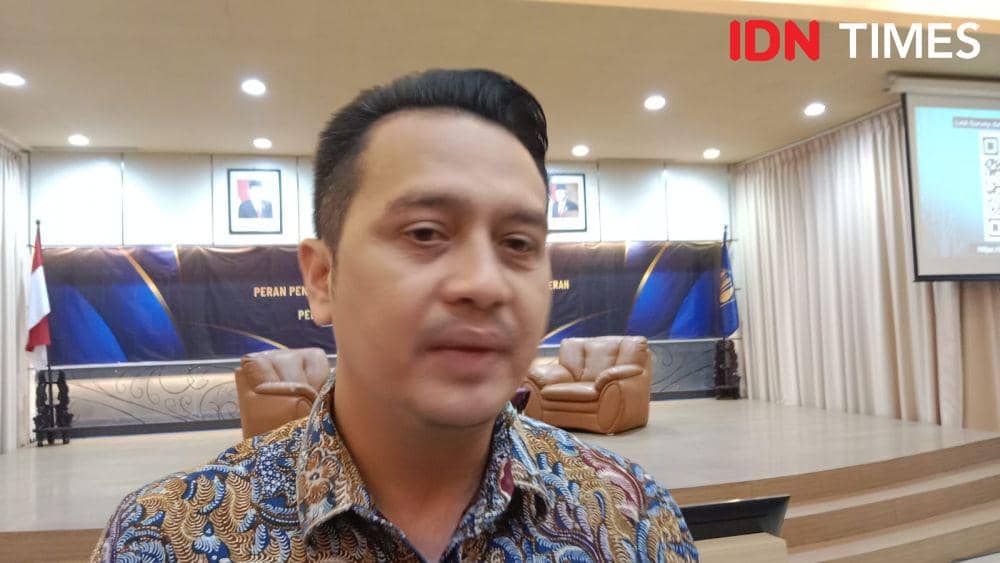 Analis Kebijakan Ahli Madya Direktorat Pendapatan Daerah, Ditjen Bina Keuangan Daerah Kemendagri, Andri Hikmat. (IDN Times/Fariz Fardianto)