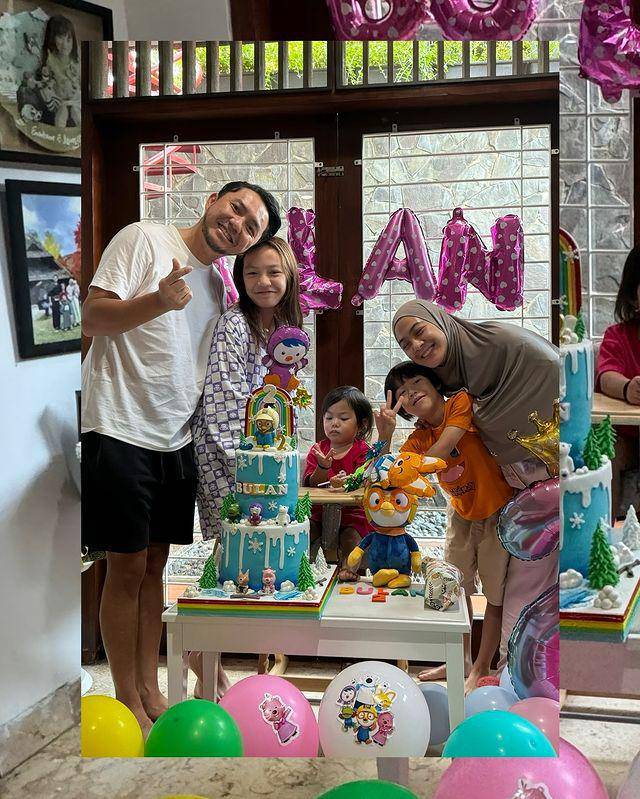 potret ultah ke-2 Bulan, anak Omesh (Instagram.com/omeshomesh)
