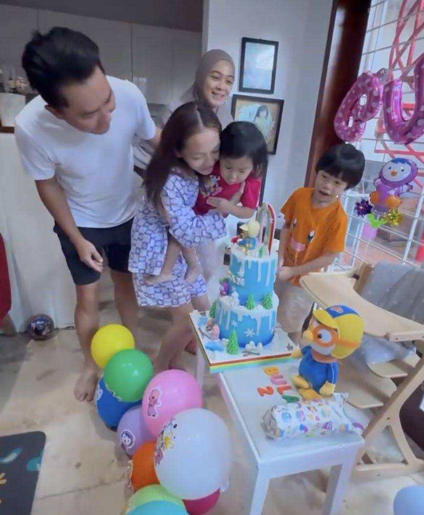 potret ultah ke-2 Bulan, anak Omesh (Instagram.com/omeshomesh)