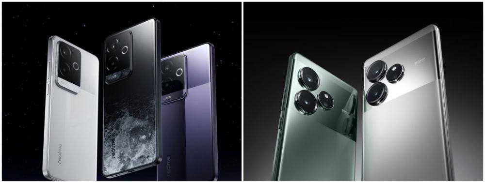 pilihan warna realme GT 6 untuk pasar China (kiri) dan pasar internasional (kanan) (realme.com)