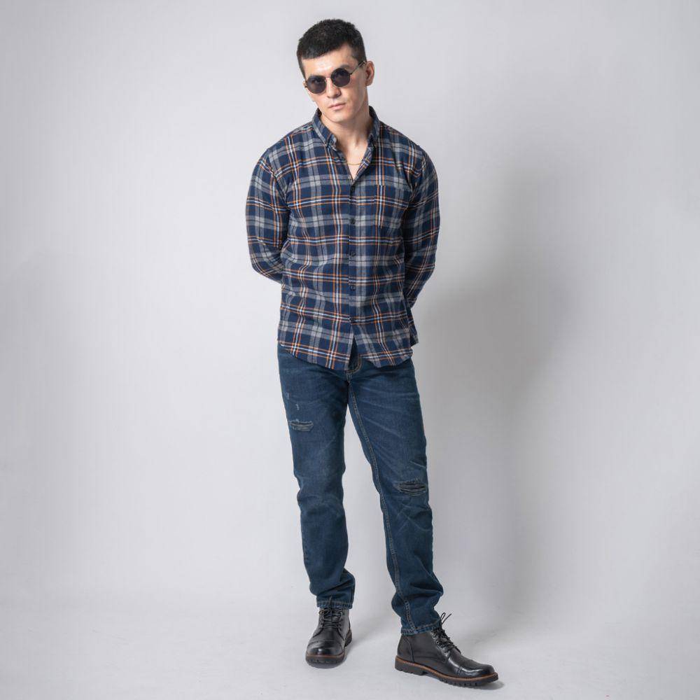 VENGOZ Kemeja Flanel Slim Fit (shopee.co.id/Vengoz Official Shop)