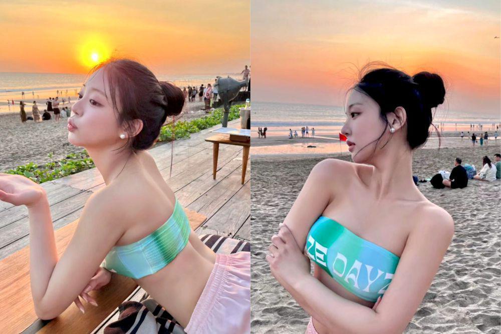 Potret Yoo Si Eun Single's Inferno 3 Liburan di Bali, Ada yang Ketemu?