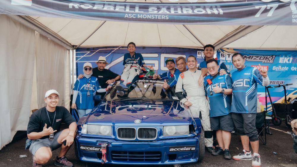 Putra Ahmad Sahroni Juara Indonesia Drift Series 2024