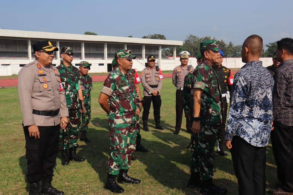 2.013 personel Polda Lampung dikerahkan dalam kunjungan kerja (Kunker) Presiden RI Joko 'Jokowi' Widodo ke Provinsi Lampung 11-12 Juli 2024. (Dok. Polda Lampung(.