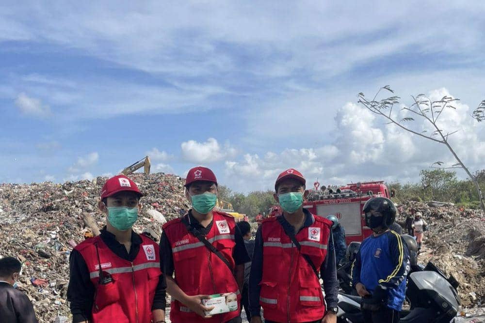 Kebakaran Tempat Pemrosesan Akhir (TPA) Suwung pada Kamis (11/7/2024) (Dok.IDN Times/istimewa)