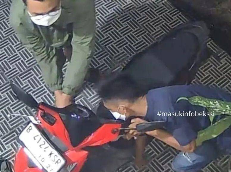 Curanmor beraksi di klaster Bekasi. (Istimewa)