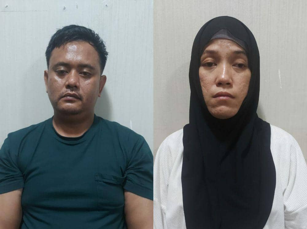 Edarkan Sabu, Warga Malaysia dan Istri Ditangkap Polda Riau