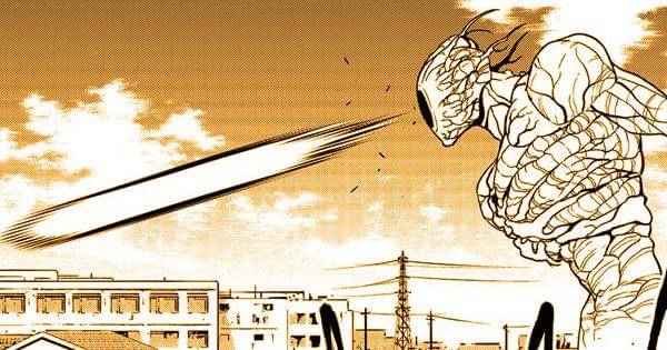 Monster raksasa penembak proyektil ( Dok. Shueisha / Kaiju No. 8 )