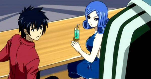 Gray dan Juvia ditemui Simon( Dok. A-1 Pictures / Fairy Tail)