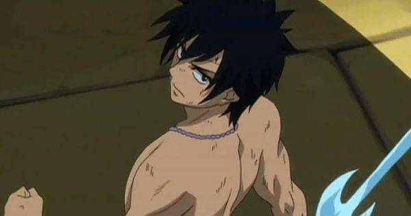 Gray saat bertarung ( Dok. A-1 Pictures / Fairy Tail)