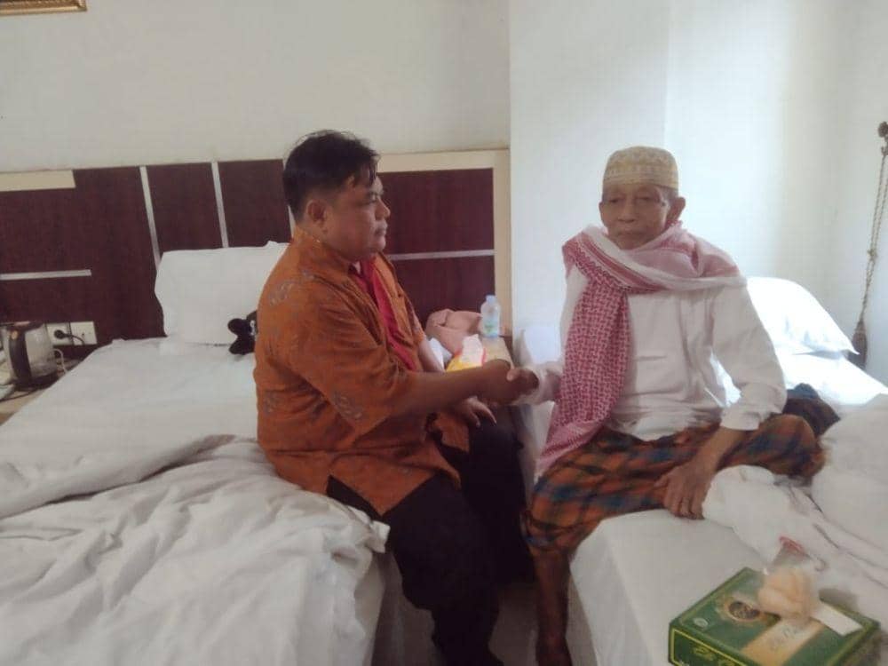 Seorang anggota jemaah haji asal Polewali Mandar, Sulawesi Barat, sempat dirawat intensif di Medan, Sumatera Utara. (Dok. Kemenag Sumut)